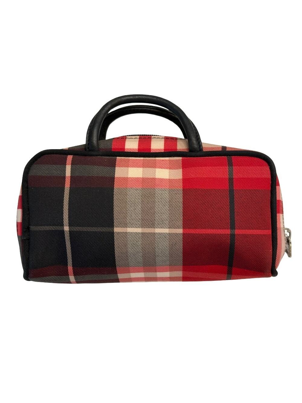 BURBERRY Nova Check Nylon Vanity Hobo Women's Hand Bag Handle | Authentic | COA